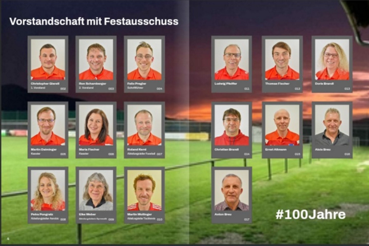 Vorstandschaft und Mannschaft